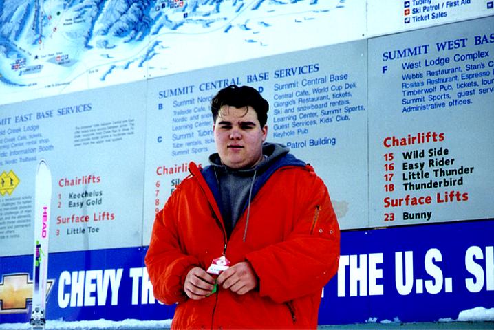 Michael on the slopes